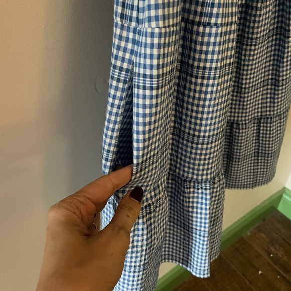Ever New gingham mini dress with puff sleeves - Picture 4 of 6